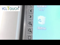 فروش مستقیم تخته وایت برد مادون قرمز چند لمسی 86 اینچی در یک فروشگاه